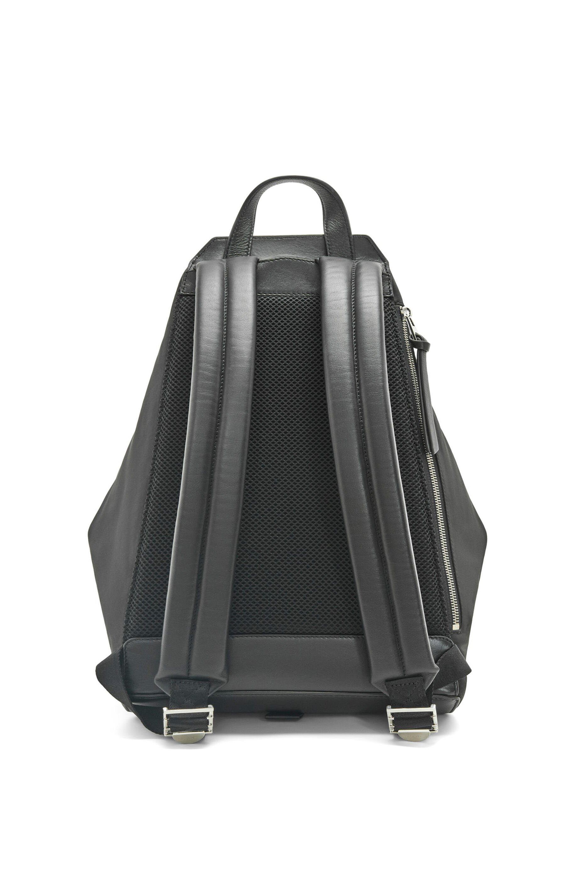 Small Convertible backpack in nylon and calfskin